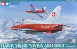 Picture of Hawk Mk.66 Swiss Air Force Tamiya Plastikmodellbausatz mit Schweizer Decals 1:48 Limited Edition